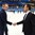GANGNEUNG, SOUTH KOREA - FEBRUARY 16: Sweden's head coach Rikard Groenborg shakes hands with Germany's head coach Marco Sturm after a 1-0 win for Team Sweden during preliminary round action at the PyeongChang 2018 Olympic Winter Games. (Photo by Matt Zambonin/HHOF-IIHF Images)

